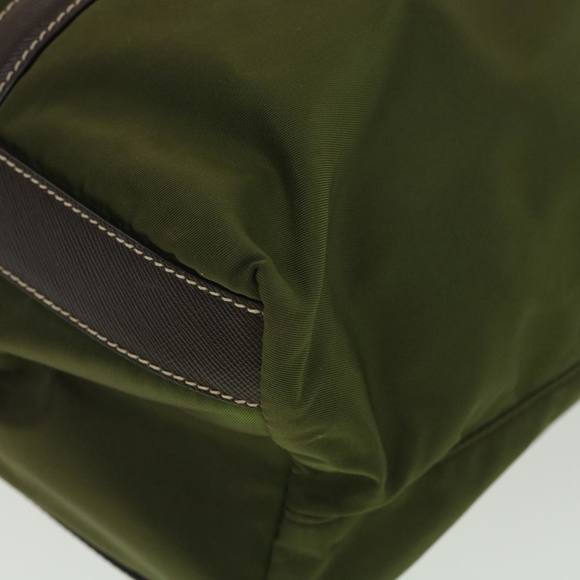 PRADA Tote Bag Nylon Khaki Auth bs4609 - Picture 16 of 16
